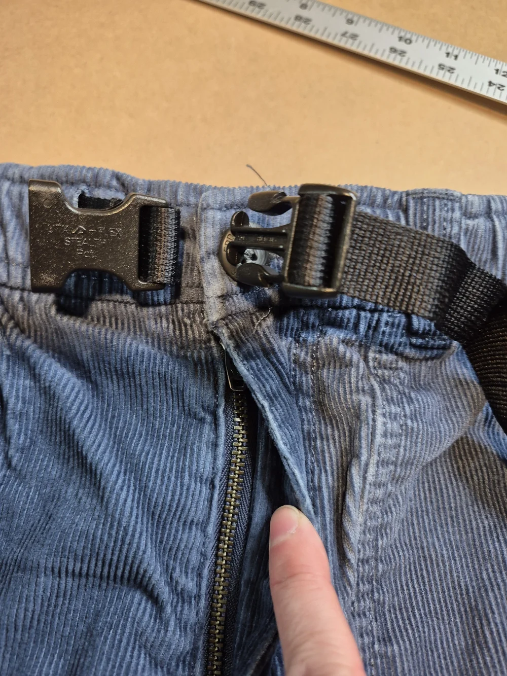 Men's Blue Corduroy Utility Shorts 4558/650